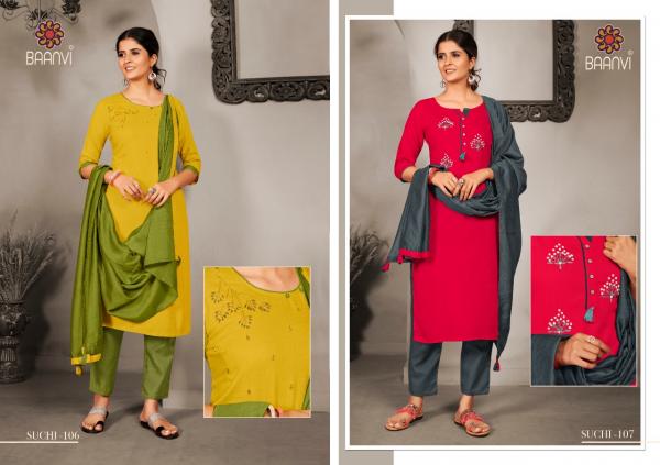 Baanvi Suchi 1 Fancy Rayon  Ethnic Wear Readymade Salwar 